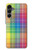 S3942 LGBTQ レインボーチェック柄タータンチェック LGBTQ Rainbow Plaid Tartan Samsung Galaxy A16 5G バックケース、フリップケース・カバー