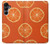 S3946 オレンジのシームレスなパターン Seamless Orange Pattern Samsung Galaxy A16 5G バックケース、フリップケース・カバー