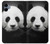S1072 パンダ Panda Bear Samsung Galaxy A06 バックケース、フリップケース・カバー