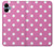 S2358 ピンクの水玉 Pink Polka Dots Samsung Galaxy A06 バックケース、フリップケース・カバー