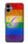S2899 レインボーLGBTゲイプライド旗 Rainbow LGBT Gay Pride Flag Samsung Galaxy A06 バックケース、フリップケース・カバー