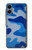 S2958 陸軍青迷彩 Army Blue Camo Camouflage Samsung Galaxy A06 バックケース、フリップケース・カバー
