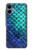 S3047 緑人魚のスケール Green Mermaid Fish Scale Samsung Galaxy A06 バックケース、フリップケース・カバー