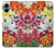 S3205 レトロ花 Retro Art Flowers Samsung Galaxy A06 バックケース、フリップケース・カバー