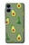 S3285 アボカドパターン Avocado Fruit Pattern Samsung Galaxy A06 バックケース、フリップケース・カバー