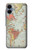 S3418 ヴィンテージの世界地図 Vintage World Map Samsung Galaxy A06 バックケース、フリップケース・カバー