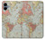 S3418 ヴィンテージの世界地図 Vintage World Map Samsung Galaxy A06 バックケース、フリップケース・カバー