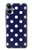 S3533 ブルーの水玉 Blue Polka Dot Samsung Galaxy A06 バックケース、フリップケース・カバー