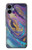 S3676 カラフルな抽象的な大理石の石 Colorful Abstract Marble Stone Samsung Galaxy A06 バックケース、フリップケース・カバー