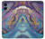 S3676 カラフルな抽象的な大理石の石 Colorful Abstract Marble Stone Samsung Galaxy A06 バックケース、フリップケース・カバー