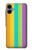 S3678 カラフルなレインボーバーティカル Colorful Rainbow Vertical Samsung Galaxy A06 バックケース、フリップケース・カバー