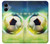S3844 輝くサッカー サッカーボール Glowing Football Soccer Ball Samsung Galaxy A06 バックケース、フリップケース・カバー