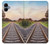 S3866 鉄道直線線路 Railway Straight Train Track Samsung Galaxy A06 バックケース、フリップケース・カバー