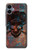 S3895 海賊スカルメタル Pirate Skull Metal Samsung Galaxy A06 バックケース、フリップケース・カバー