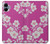 S3924 桜のピンクの背景 Cherry Blossom Pink Background Samsung Galaxy A06 バックケース、フリップケース・カバー