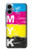 S3930 シアン マゼンタ イエロー キー Cyan Magenta Yellow Key Samsung Galaxy A06 バックケース、フリップケース・カバー