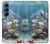 S0227 水族館 Aquarium 2 Samsung Galaxy S25 バックケース、フリップケース・カバー