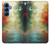 S0913 森の中の道 Road Through The Woods Samsung Galaxy S25 バックケース、フリップケース・カバー