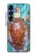S1424 ウミガメ Sea Turtle Samsung Galaxy S25 バックケース、フリップケース・カバー