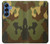 S1602 迷彩 グラフィックプリント Camo Camouflage Graphic Printed Samsung Galaxy S25 バックケース、フリップケース・カバー