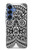 S1655 マオリのタトゥー Maori Tattoo Samsung Galaxy S25 バックケース、フリップケース・カバー