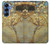 S1978 ヴァン・ゴッホ ピアツリー満開 Van Gogh Letter Pear Tree Blossom Samsung Galaxy S25 バックケース、フリップケース・カバー