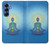 S2295 仏オーラチャクラバランシングヒーリング Bhuddha Aura Chakra Balancing Healing Samsung Galaxy S25 バックケース、フリップケース・カバー