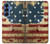 S2349 古いアメリカの国旗 Old American Flag Samsung Galaxy S25 バックケース、フリップケース・カバー