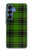 S2373 タータングリーンパターン Tartan Green Pattern Samsung Galaxy S25 バックケース、フリップケース・カバー