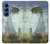 S2415 クロード・モネ パラソルを持つ女性 Claude Monet Woman with a Parasol Samsung Galaxy S25 バックケース、フリップケース・カバー