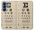 S2502 目の検査図ポスター Eye Exam Chart Decorative Decoupage Poster Samsung Galaxy S25 バックケース、フリップケース・カバー