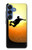 S2676 エクストリームスケートボードサンセット Extreme Skateboard Sunset Samsung Galaxy S25 バックケース、フリップケース・カバー