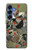 S2699 伊藤若冲 Ito Jakuchu Rooster Samsung Galaxy S25 バックケース、フリップケース・カバー