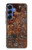 S2714 錆鋼テクスチャグラフィックプリント Rust Steel Texture Graphic Printed Samsung Galaxy S25 バックケース、フリップケース・カバー