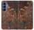 S2714 錆鋼テクスチャグラフィックプリント Rust Steel Texture Graphic Printed Samsung Galaxy S25 バックケース、フリップケース・カバー