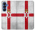 S2972 北アイルランドサッカー Northern Ireland Football Soccer Flag Samsung Galaxy S25 バックケース、フリップケース・カバー