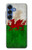 S2976 ウェールズサッカー Wales Football Soccer Red Dragon Flag Samsung Galaxy S25 バックケース、フリップケース・カバー
