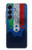 S2983 イタリアサッカー Italy Football Soccer Flag Samsung Galaxy S25 バックケース、フリップケース・カバー