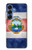 S3003 コスタリカサッカー Costa Rica Football Soccer Flag Samsung Galaxy S25 バックケース、フリップケース・カバー