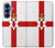 S3089 北アイルランドの国旗 Flag of Northern Ireland Samsung Galaxy S25 バックケース、フリップケース・カバー