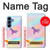 S3203 レインボーユニコーン Rainbow Unicorn Samsung Galaxy S25 バックケース、フリップケース・カバー
