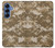 S3294 陸軍砂漠タンコヨーテカモ迷彩 Army Desert Tan Coyote Camo Camouflage Samsung Galaxy S25 バックケース、フリップケース・カバー