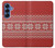 S3384 冬のシームレスな編み物パターン Winter Seamless Knitting Pattern Samsung Galaxy S25 バックケース、フリップケース・カバー
