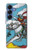 S3731 タロットカード剣の騎士 Tarot Card Knight of Swords Samsung Galaxy S25 バックケース、フリップケース・カバー