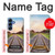 S3866 鉄道直線線路 Railway Straight Train Track Samsung Galaxy S25 バックケース、フリップケース・カバー