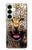 S1932 ブルーアイヒョウ Blue Eyed Leopard Samsung Galaxy S25 Plus バックケース、フリップケース・カバー