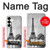 S2350 古いパリエッフェル塔 Old Paris Eiffel Tower Samsung Galaxy S25 Plus バックケース、フリップケース・カバー