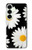 S2477 デイジーの花 Daisy flower Samsung Galaxy S25 Plus バックケース、フリップケース・カバー
