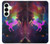 S2486 虹色ユニコーン星雲スペース Rainbow Unicorn Nebula Space Samsung Galaxy S25 Plus バックケース、フリップケース・カバー