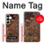 S2714 錆鋼テクスチャグラフィックプリント Rust Steel Texture Graphic Printed Samsung Galaxy S25 Plus バックケース、フリップケース・カバー